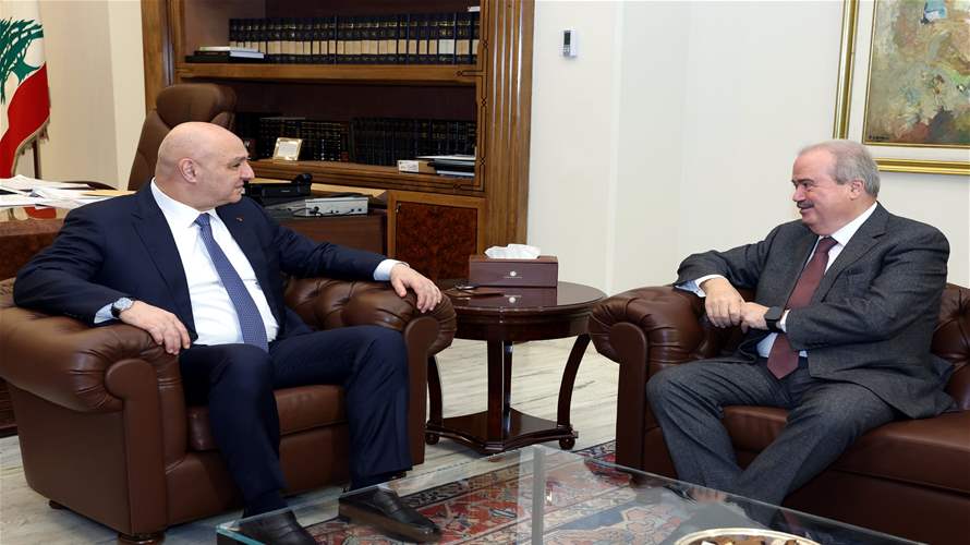 الرئيس جوزاف عون عرض مع وزير المالية ياسين جابر شؤونًا تتعلّق بعمل الوزارة
