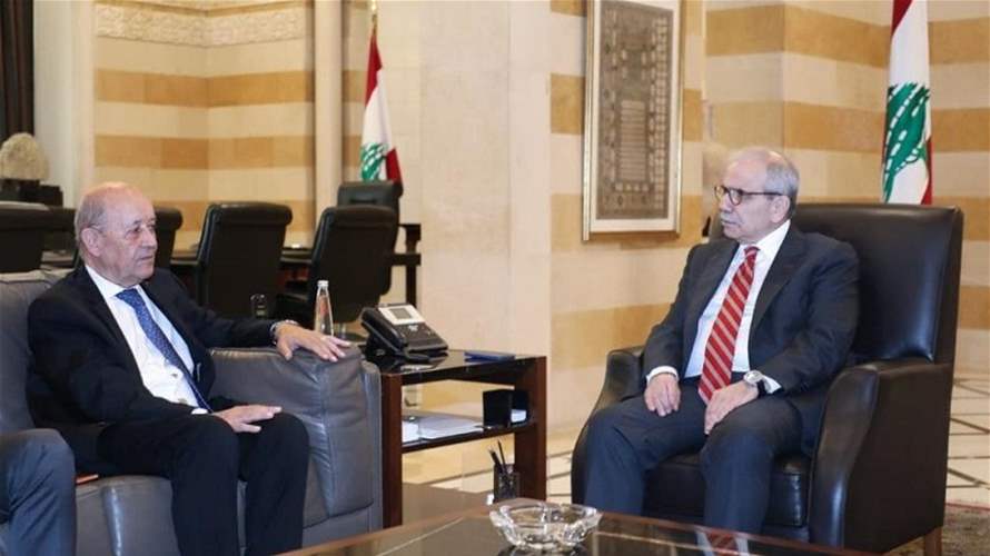 سلام يجتمع مع لودريان في السرايا