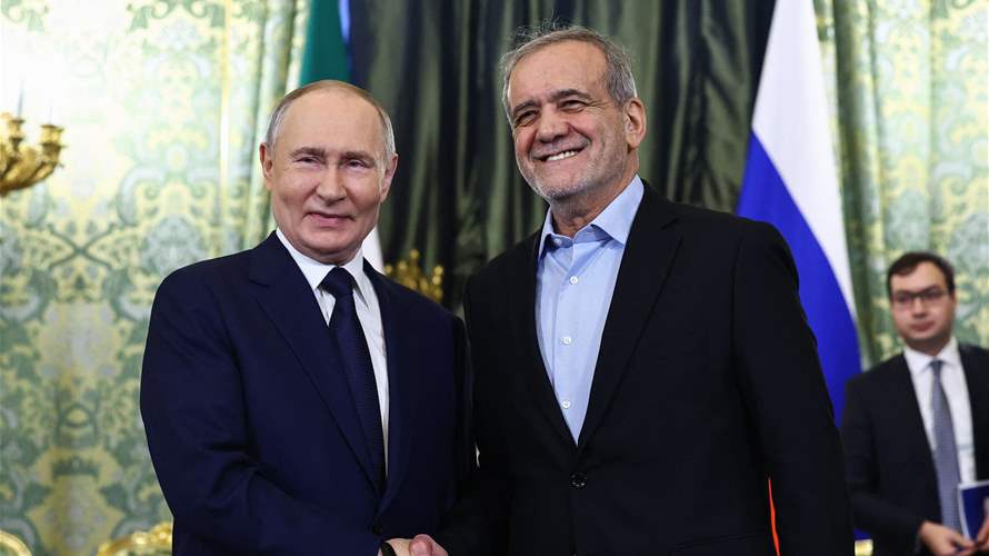 Iran's Pezeshkian thanks Putin for Russian support at UN in call
