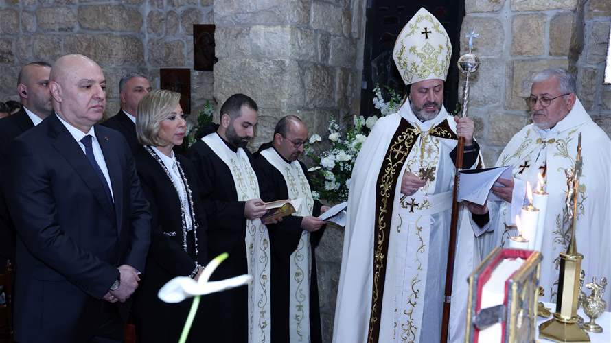 الرئيس عون واللبنانية الأولى شاركا في قداس الرهبانية الانطونية لمناسبة عيد القديس انطونيوس الكبير