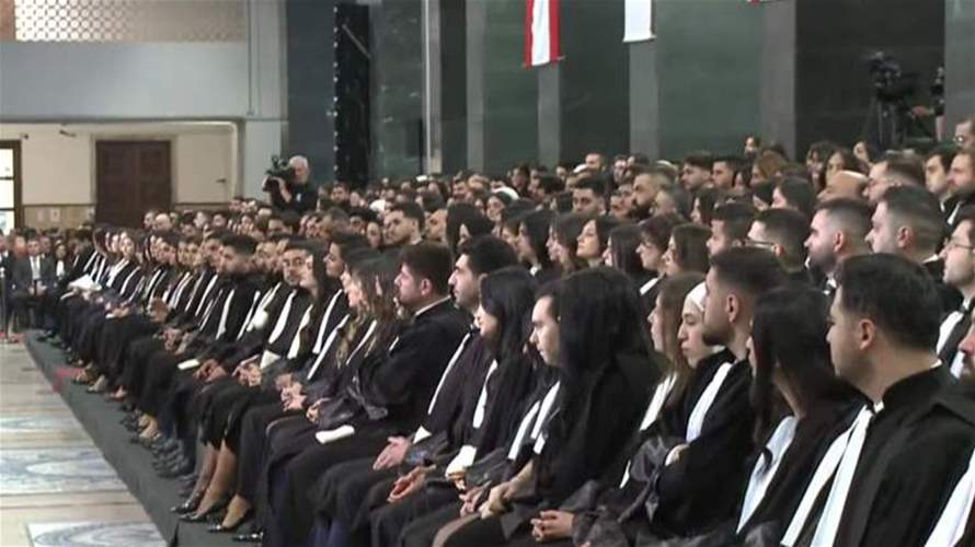 في قصر العدل... المحامون الجدد المنتسبون الى النقابة أقسموا اليمين 