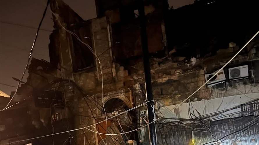  انهيار جزء من مبنى قديم في شارع الراهبات بالقرب من السراي العتيقة في مدينة طرابلس من دون تسجيل أي إصابات