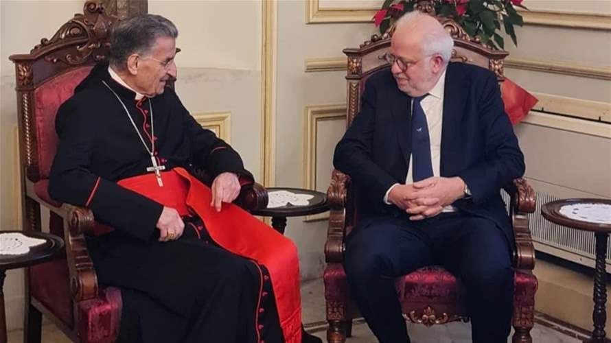 نصار بعد زيارته الراعي: إعترضت على تعيين قزي ومتمسك بقرينة البراءة 