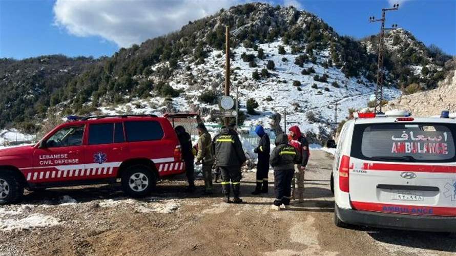 الدفاع المدني: إنقاذ 3 مواطنين ضلّوا طريقهم أثناء ممارسة رياضة المشي الجبلي بين قهمز وخراج نهر الدهب