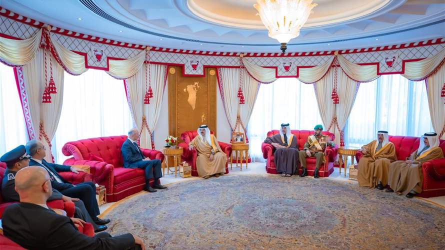 ملك البحرين إستقبل الوزير أحمد الحجار وأكد موقف بلاده الثابت تجاه لبنان