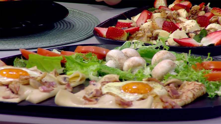 الكريب بحشوات مميزة وشوربة الباستا والخضار... إليكم طريقة التحضير مع الشيف فادي زغيب (فيديو)