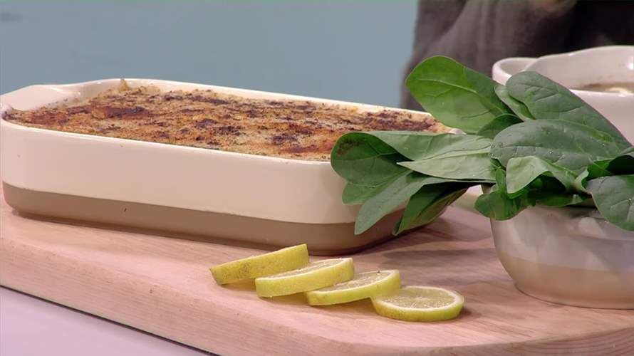 الرشتة وكبّة السبانخ... مائدة شهية على طريقة الشيف فادي زغيب (فيديو)