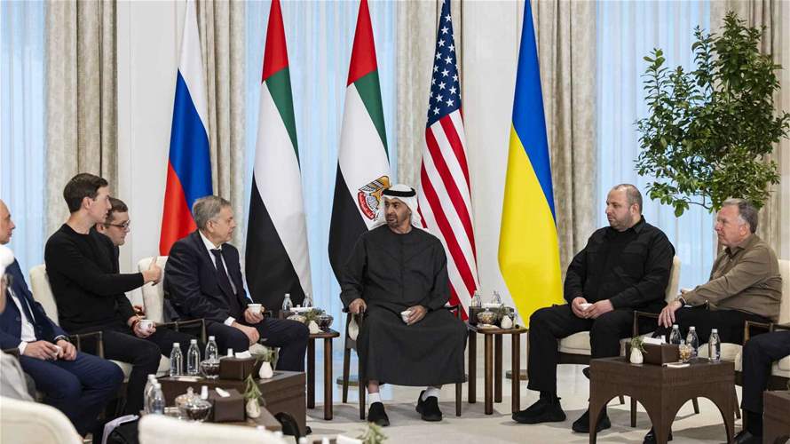 الإمارات: محادثات روسيا وأوكرانيا ركزت على عناصر بارزة في إطار السلام