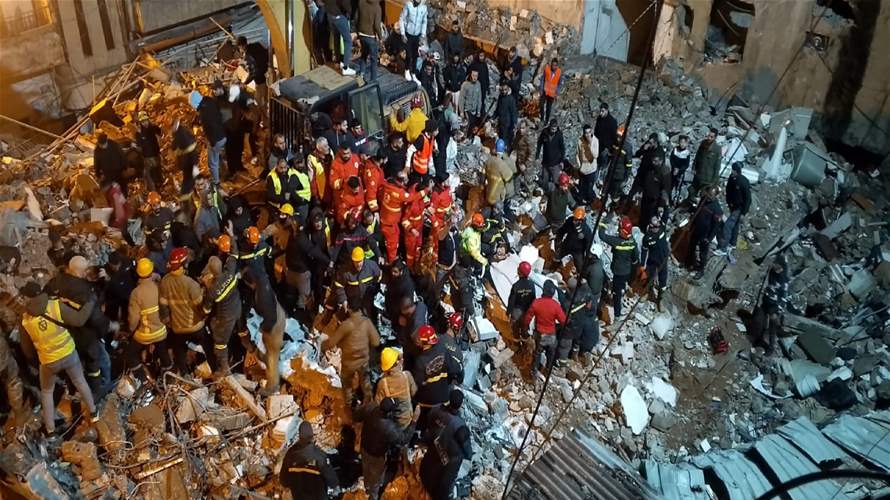 العثور على جثة المواطنة إليسار المير من تحت أنقاض المبنى المنهار في طرابلس