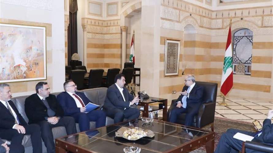 سلام بحث مع البعريني في إنشاء معامل لمعالجة النفايات في البترون وطرابلس وقب الياس