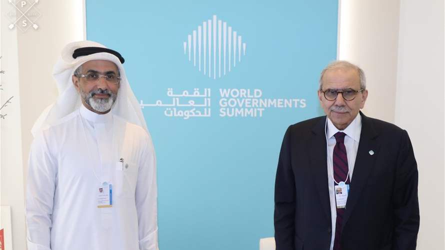 سلام التقى في دبي رئيس صندوق النقد العربي: ملتزمون بالمضي قدما في مسار الإصلاحات الاقتصادية والهيكلية