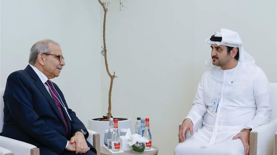 لقاء بين نواف سلام والنائب الأول لحاكم دبي بحث في تطوير مجالات التعاون المشترك