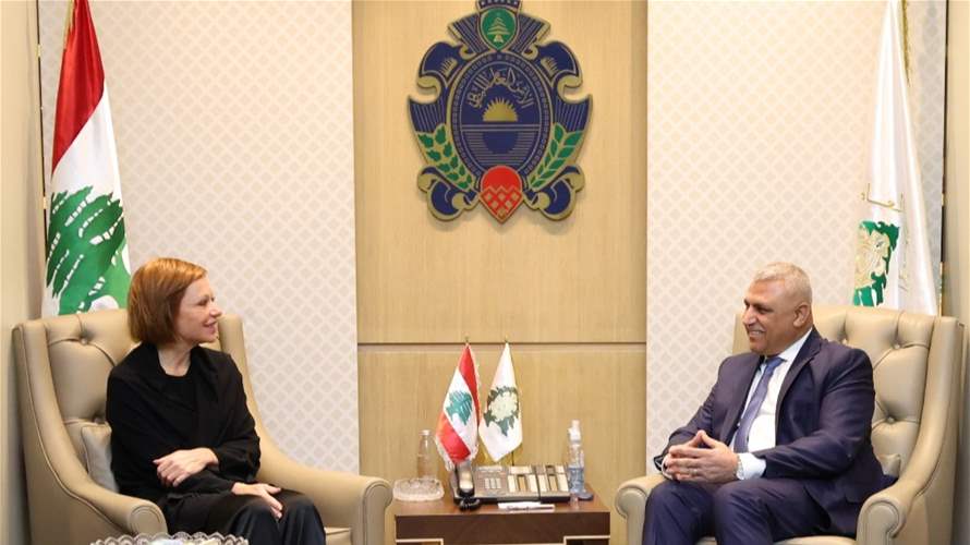 اللواء شقير عرض الاوضاع مع بلاسخارت