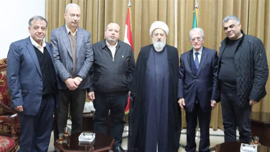 الخطيب استقبل وفد الحزب القومي واكد الوحدة الوطنية ومواجهة الاحتلال الإسرائيلي