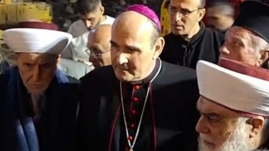 السفير البابوي ينقل تضامن البابا مع طرابلس ويعلن النية لعقد مؤتمر يعالج معضلة المباني المتصدعة في طرابلس