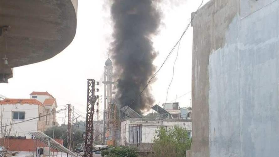 Israeli strike in Yanouh targets vehicle, hits alleged Hezbollah member