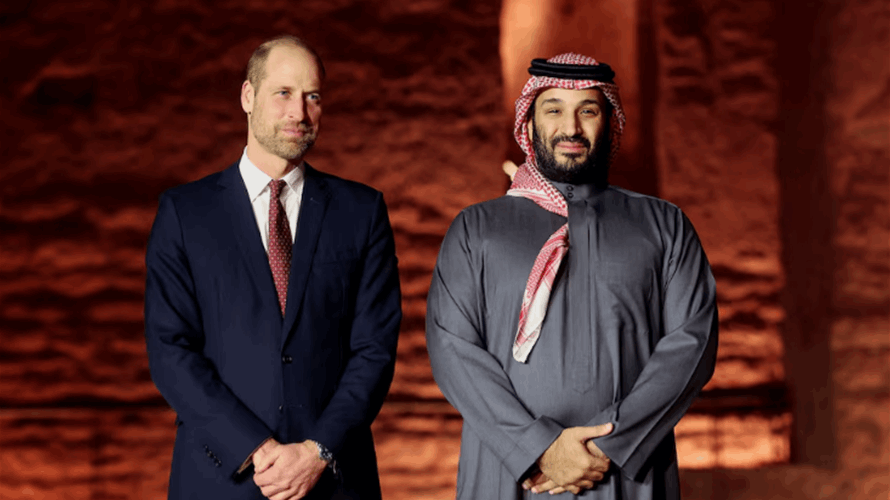 Britain's Prince William meets Saudi crown prince on official visit