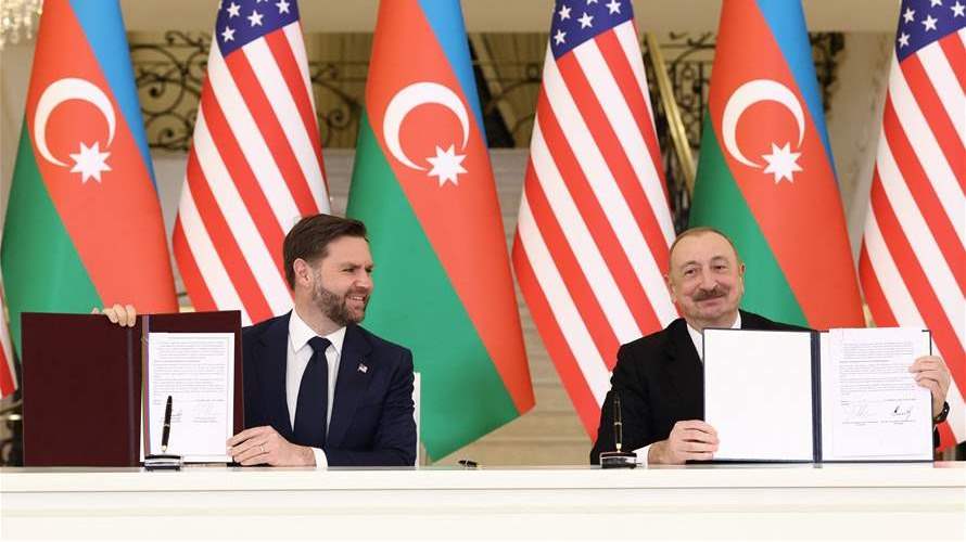 الولايات المتحدة وأذربيجان توقعان شراكة استراتيجية خلال زيارة فانس