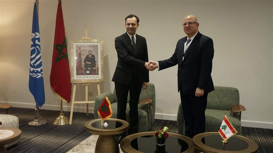 حيدر بحث مع نظيره المغربي في مراكش تعزيز التعاون الثنائي