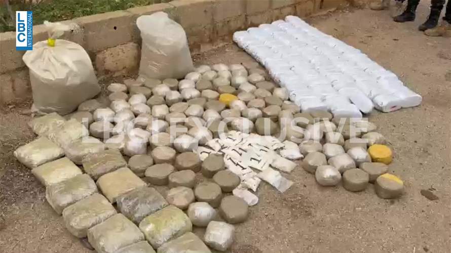 قوات حرس الحدود في وزارة الدفاع تحبط محاولة تهريب مواد مخدرة من لبنان إلى سوريا