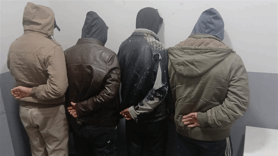 مخفر رشميا يوقف أربعة أشخاص بجرم تأليف عصابة سرقة كابلات كهربائيّة ودخول البلاد خلسة