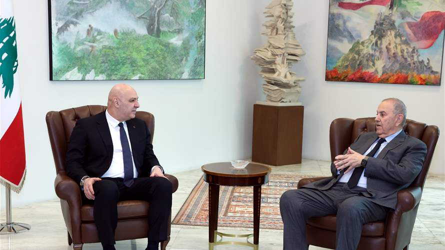 الرئيس عون أجرى مباحثات مع إياد علاوي حول التطورات الإقليمية والعلاقات اللبنانية -العراقية