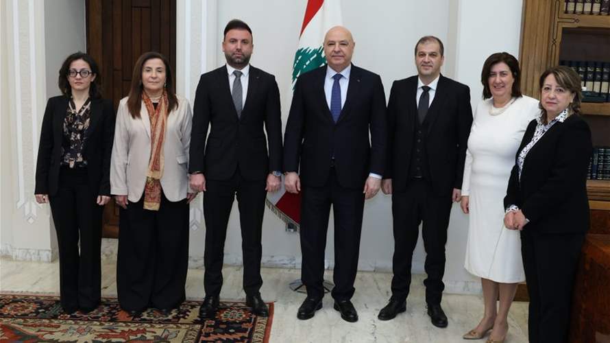 الرئيس جوزاف عون لمجلس إدارة مصلحة الأبحاث العلمية الزراعية: مسؤوليتكم في الحفاظ على سلامة الغذاء كبيرة فلا تتهاونوا في التشدد في المراقبة والتدقيق وإجراء الفحوصات المخبرية اللازمة لأن الأمن الغذائي أولوية