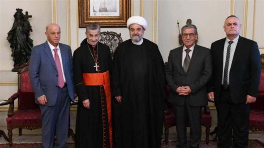 الراعي استقبل وفداً من المجلس الإسلامي الشيعي الأعلى وتسلم منه دعوة إلى إفطار رمضاني