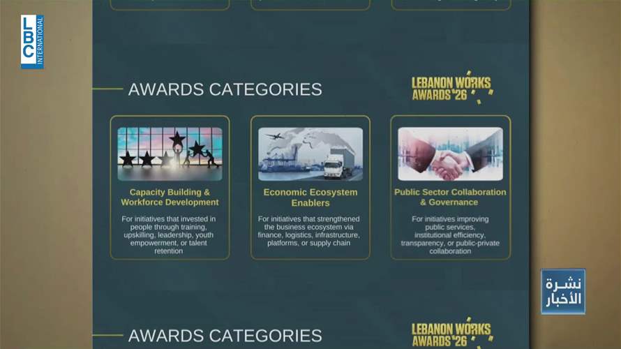 Lebanon Works Awards تُكرِّم قصص القطاع الخاص الناجحة