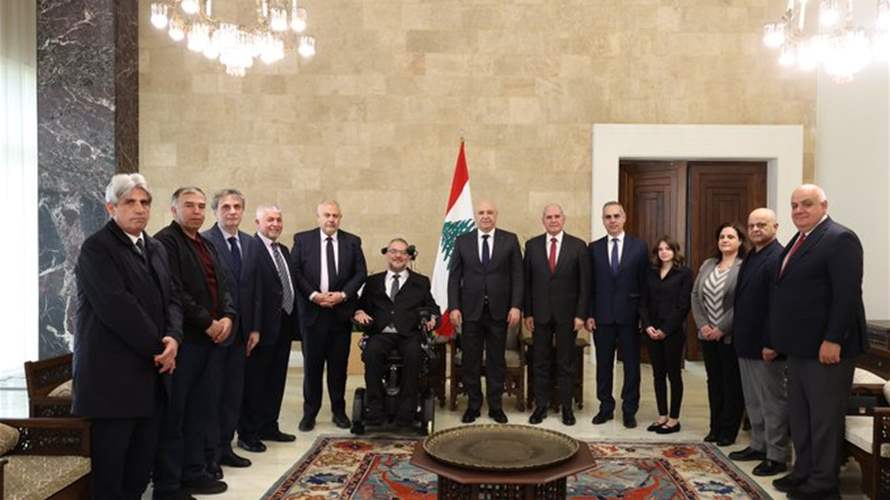 رئيس الجمهورية استقبل وفد جمعية "فرح العطاء": طالما هناك شباب مندفعون يؤمنون ببلدهم لا يمكن للبنان الا ان ينظر الى المستقبل بتفاؤل