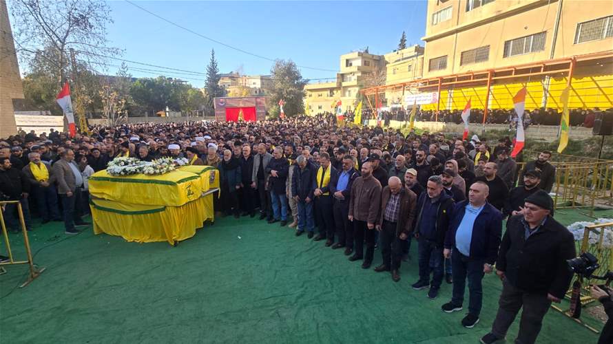 قبلان خلال تشييع الشهيدين ياغي والسبلاني في بعلبك: الممانعة هي القوة التي تحمي لبنان