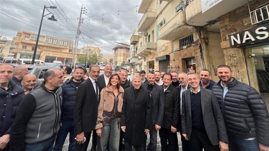 باسيل وصل الى جبيل واستهل جولته بتفقد الشارع خلف السرايا
