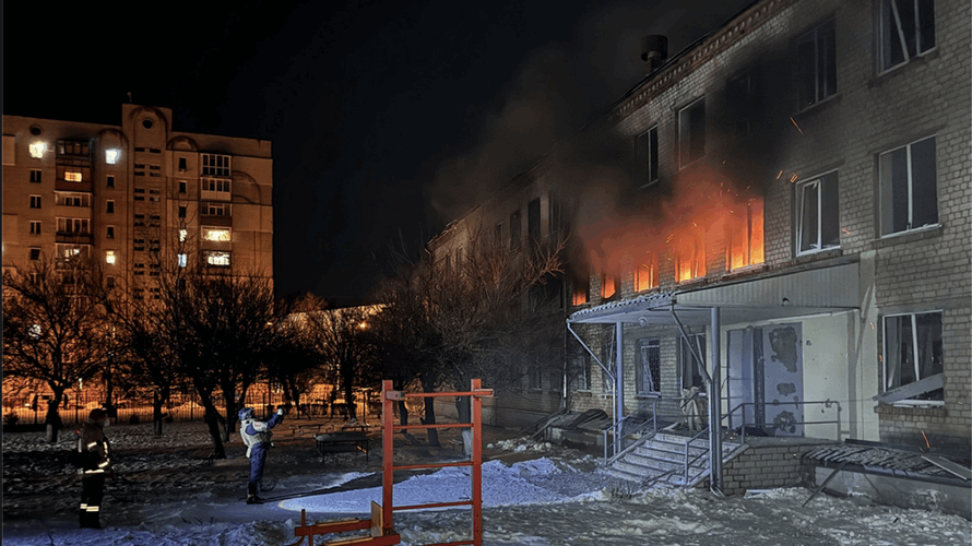 إصابة 20 على الأقل في هجوم روسي على أوكرانيا خلال الليل