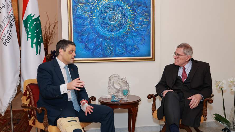 French Envoy visits Port of Beirut to discuss IMEC integration