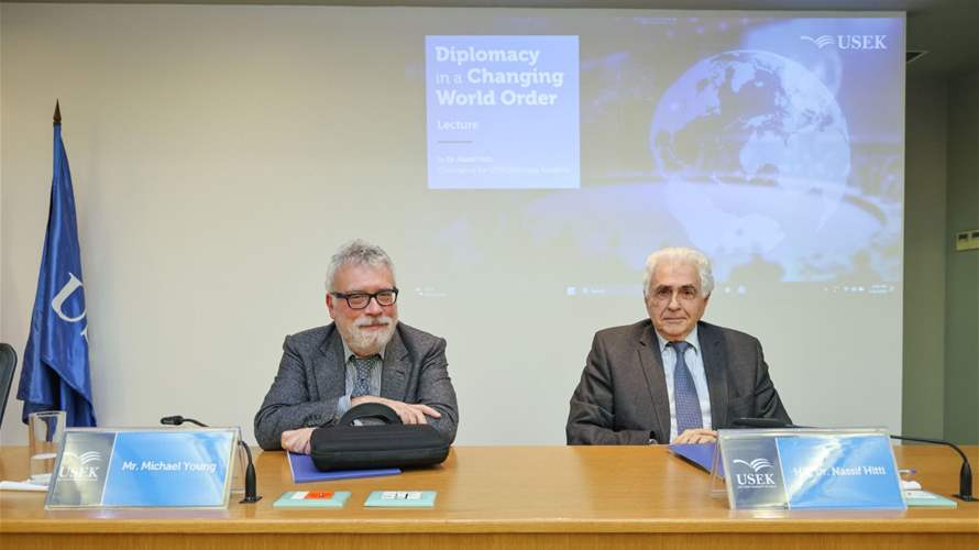 حتّي في افتتاح الأكاديمية الدبلوماسية لجامعة الروح القدس: الدبلوماسية أمام نظام عالمي متغيّر وتحديات غير مسبوقة