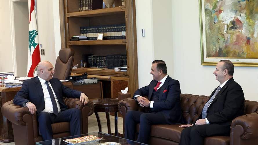 الرئيس جوزاف عون عرض مع وزير الصحة في جمهورية لاتفيا الدكتور حسام أبو مرعي العلاقات اللبنانية-اللاتفية وسبل تطويرها في مختلف المجالات