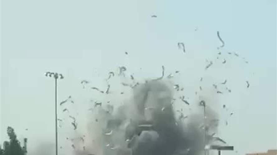 Video shows US naval base in Bahrain targeted 