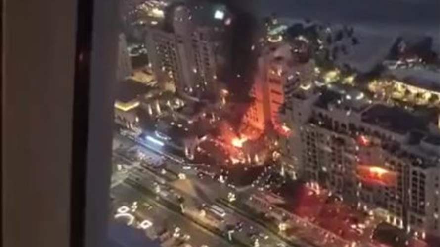 أربعة جرحى إثر انفجار في نخلة جميرا بدبي