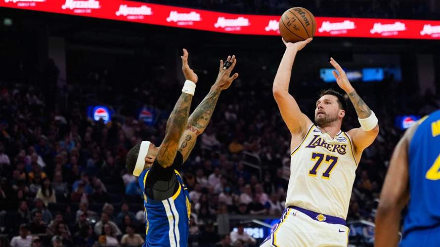 "أن بي ايه": دونتشيتش يقود ليكرز لتجاوز ووريرز بسهولة