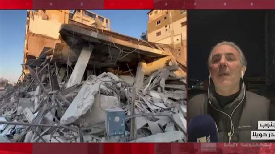 قصف عنيف على صور وانهيار مبنى... 