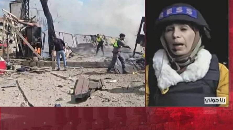 النبطية تتعرض لغارات عنيفة مساءً… إليكم الصورة على الأرض