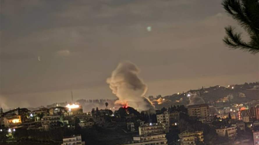 Airstrikes hit Nabatieh, warning strike over Beirut suburbs