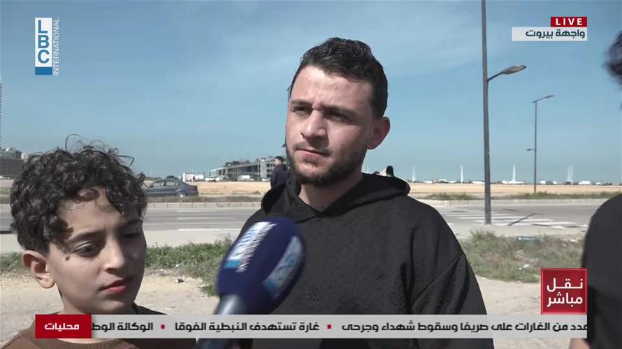 من الواجهة البحريّة لبيروت... نازحون افترشوا الطرق ليبيتوا ليلتهم