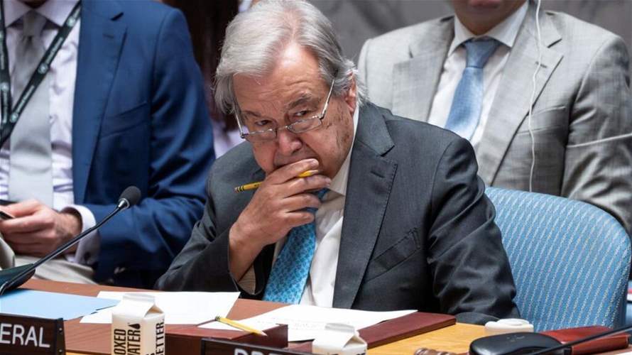 غوتيريش حذّر من دوامة عنف في الشرق الأوسط