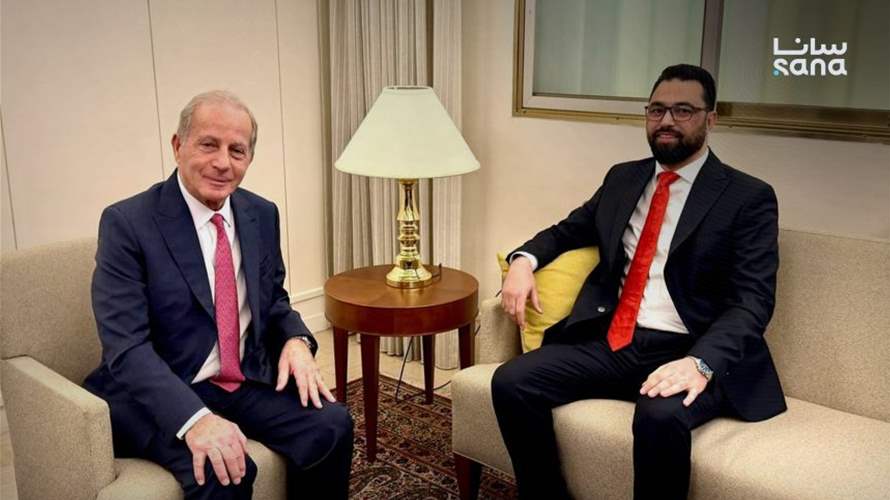 عيسى بحث مع القائم بأعمال السفارة السورية لدى لبنان عدداً من القضايا ذات الاهتمام المشترك