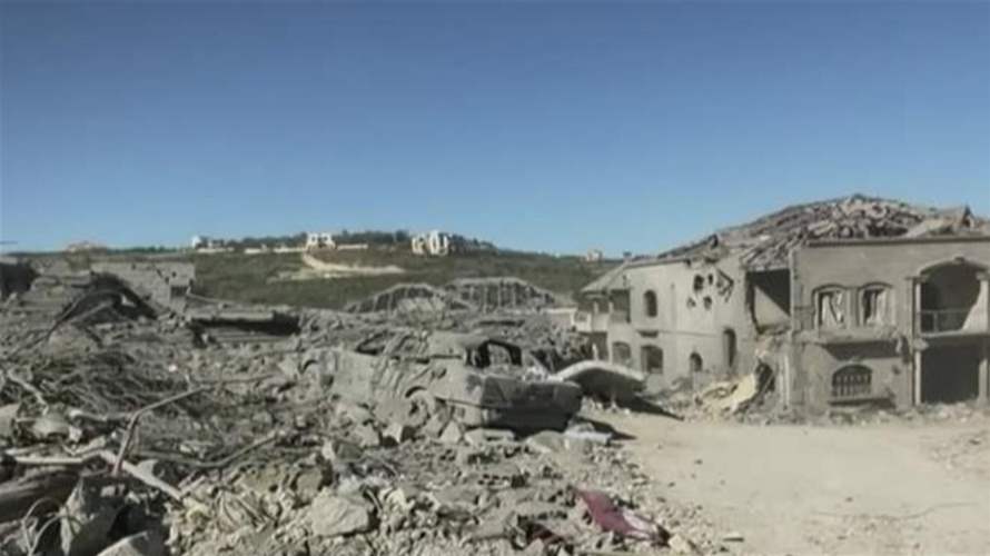 دمار كبير في بلدة جويا جراء الغارات الإسرائيلية...