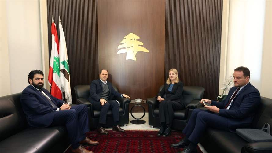 سامي الجمّيل استقبل سفيرة النروج: ضرورة دعم الجيش للقيام بواجباته وبسط سيادة الدولة وحصر السلاح