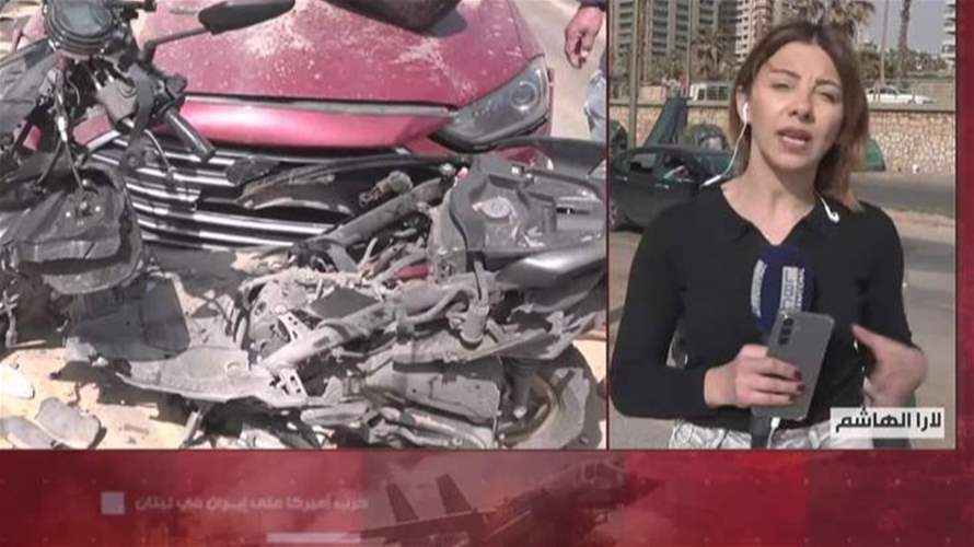  غارة إسرائيلية استهدفت ليلًا محيط كورنيش الرملة البيضاء... إليكم المشهد