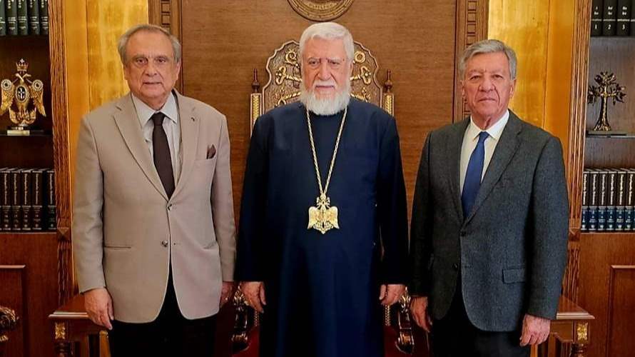 حبيب يُطلع البطريرك كيشيشيان على نشاط مصرف الإسكان