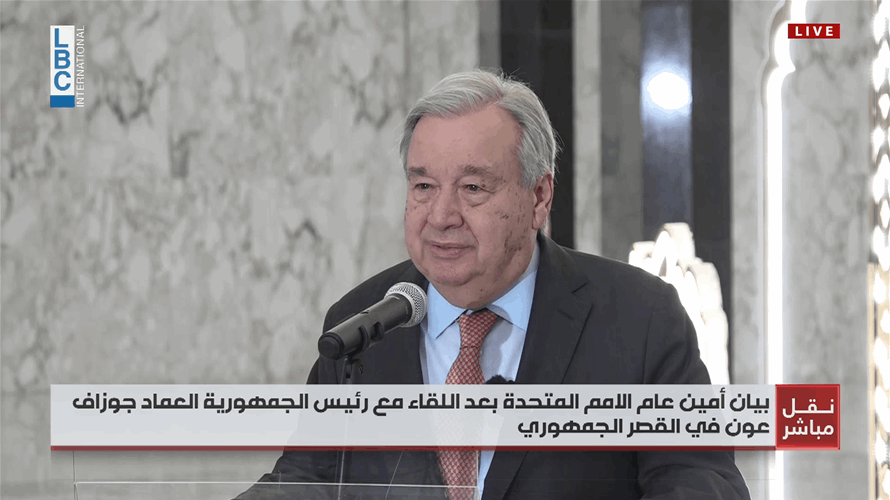 UN chief Guterres says Lebanon dragged into war it does not want